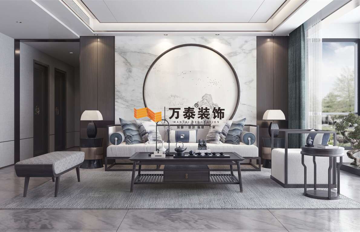 歷下區(qū)國(guó)譽(yù)府180㎡新中式風(fēng)格案例