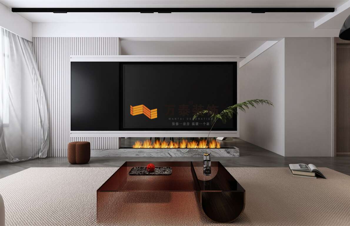 歷下區(qū)綠城蘭園160㎡現(xiàn)代簡(jiǎn)約裝修案例