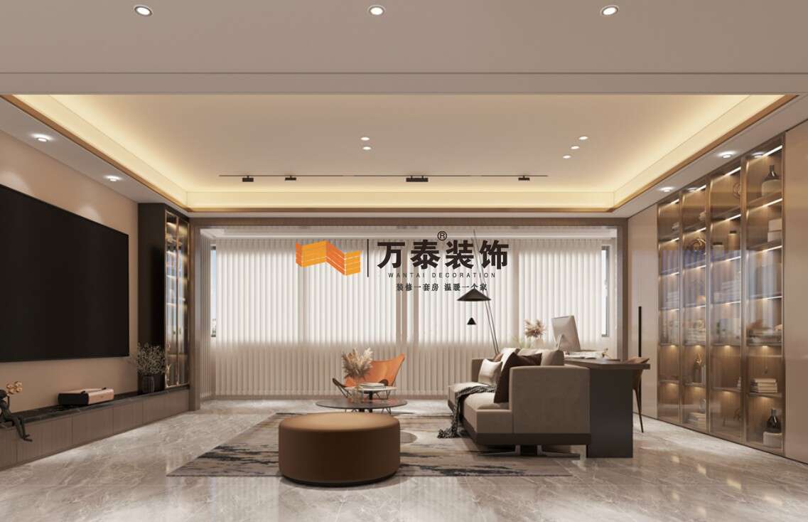 歷下區(qū)越秀麓端府180㎡輕奢風(fēng)格裝修案例